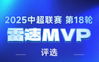 中超第18輪：卡扎伊戴帽，劉祝等傳射，MVP之爭(zhēng)。